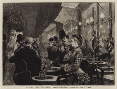 Vita sui boulevard di Parigi, ospiti all